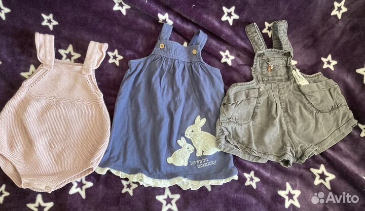 Одежда для девочки от 6месяцев до 2 лет