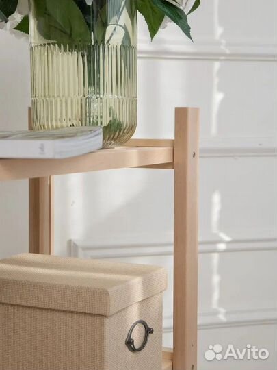 Деревянный стеллаж этажерка. Размер 68х74х38