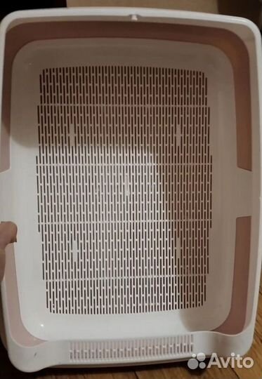 Лоток высокий для кошек с бортиками