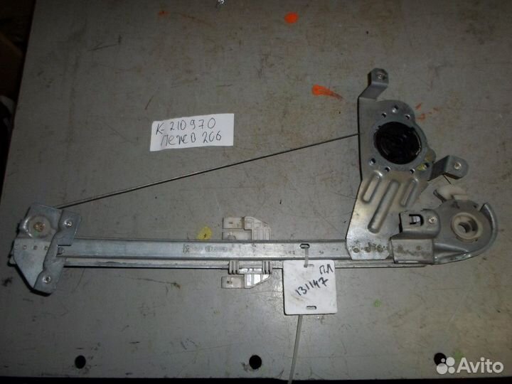 Стеклоподъемник задний левый (Peugeot 206)