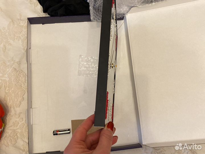 Настенные новые часы с кристаллами swarovski