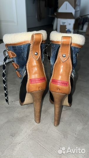 Ботильоны натуральная кожа 39 40