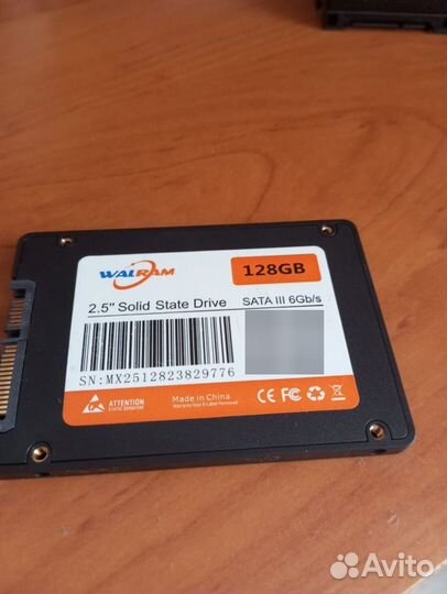 SSD walram на 128GB 2.5 solid state drive S