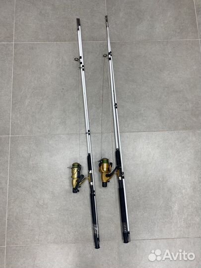 Удочка оснащенная для фидера спиннинга 2,7 м новые