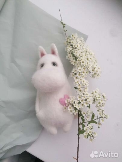 Муми Тролль с сердечком