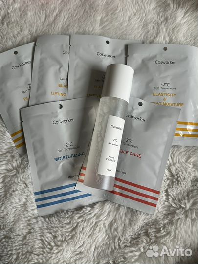 Набор масок и тоник для лица