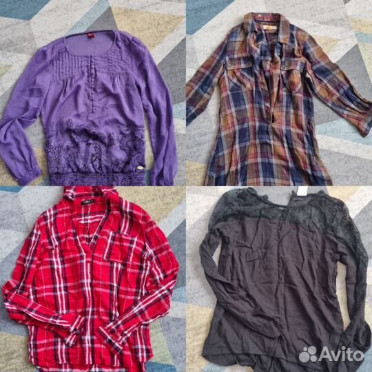 Женские вещи пакетом 42 44 (блуза, рубашка)