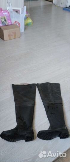 Сапоги болотные резиновые размер 255/40