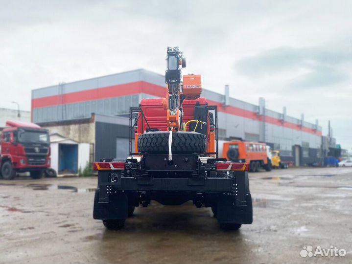 Бортовой грузовик Shacman X3000 с КМУ HANGIL SV, 2024