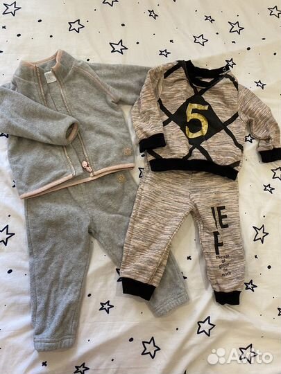 Пакет вещей на девочку 80-86