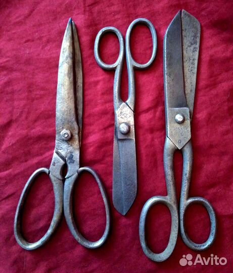 Ножницы старинные 3 шт