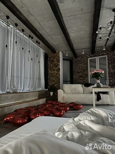 Воздушные шары в виде сердца