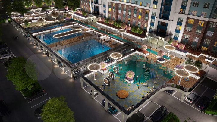 2-к. квартира, 69,3 м², 3/25 эт.