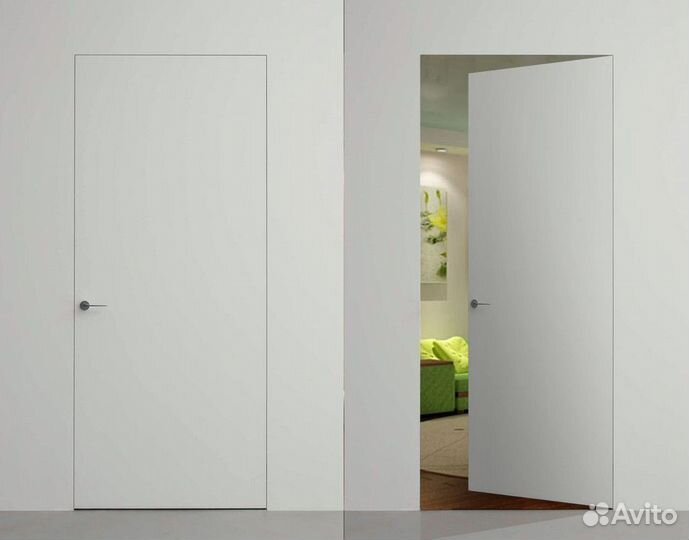 Двери скрытые межкомнатные под отделку