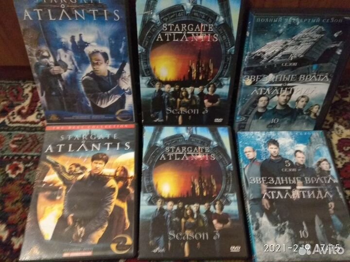 Фантастические сериалы на DVD (Д/б )