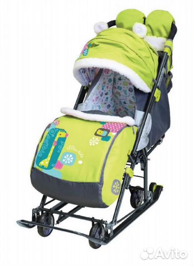 Детские санки коляска