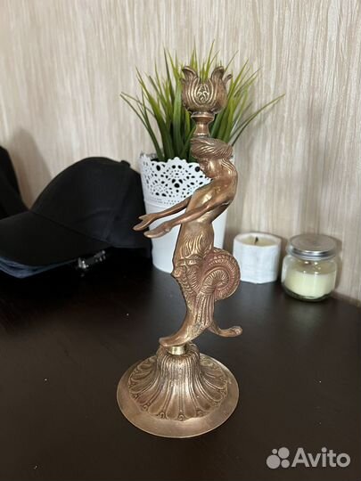 Подсвечник Русалка СССР