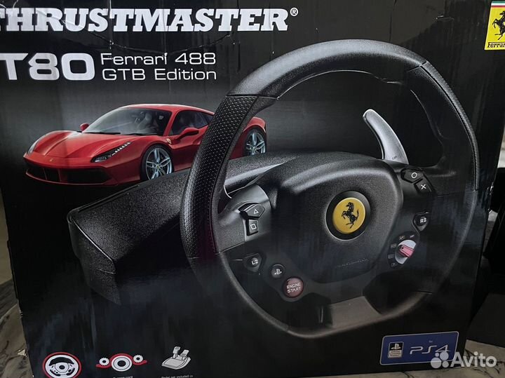 Руль ThrustMaster T80 Ferrari 488 GTB Edition