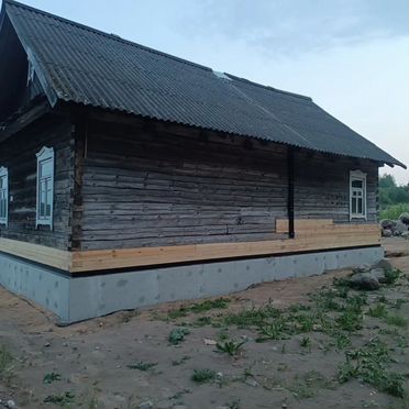 Подъём домов, замена венцов
