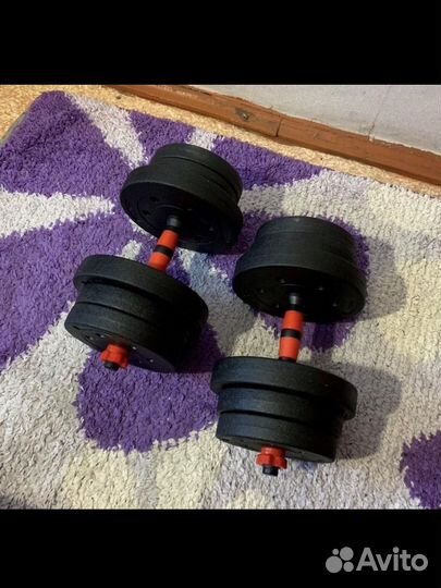 Разборные гантели 20кг
