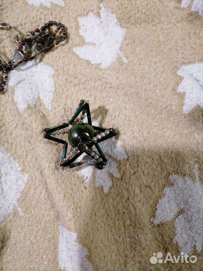 Советские ёлочные игрушки, стеклярус