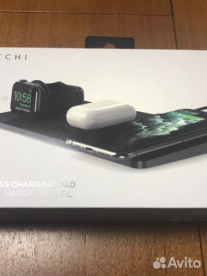 Беспроводная зарядка Satechi Trio Wireless Chargin