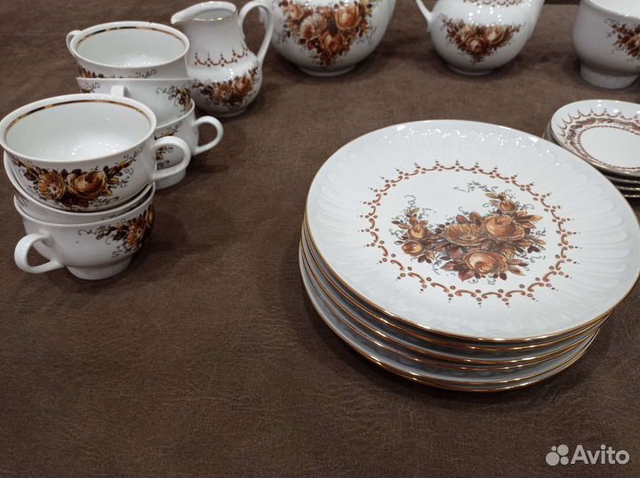 Сервиз чайный Henneberg Porzellan 1777 ГДР