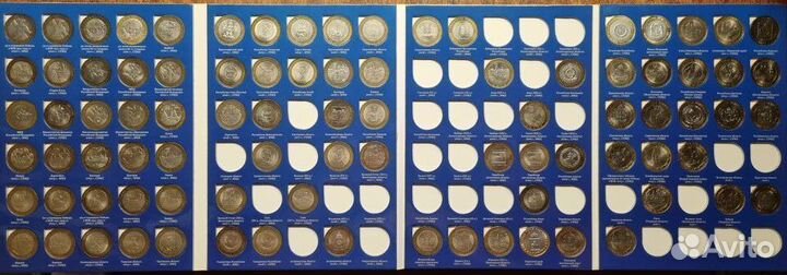 Биметаллические монеты десятирублевые