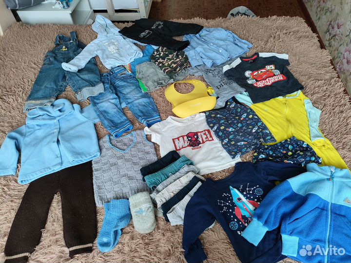 Вещи пакетом на мальчика 1-2 года