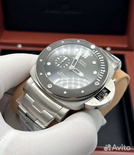 Крутые мужские тяжелые часы Panerai Submersible