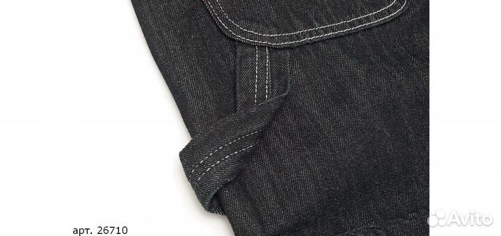 Джинсы dickies с карманами черные