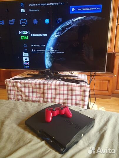 Sony playstation 3 slim 1Tb (47 игр)