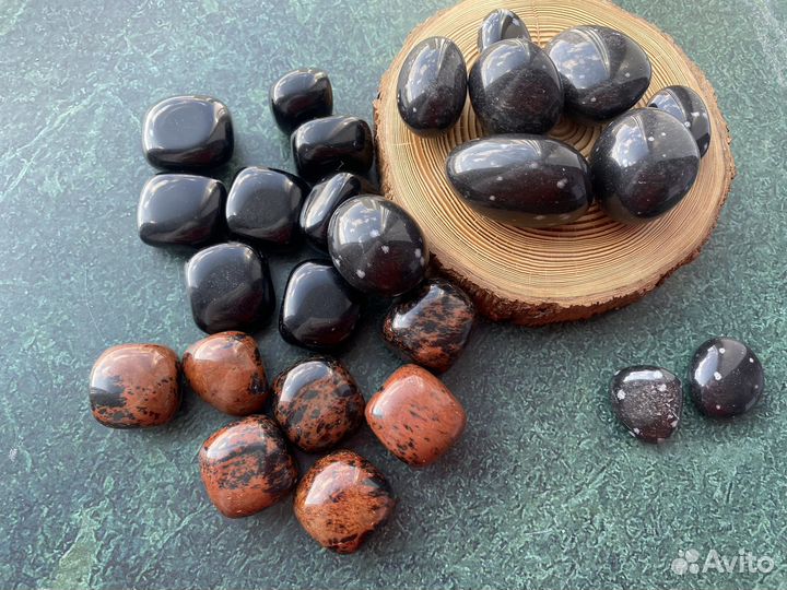 Обсидиан натуральный камень