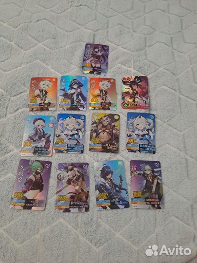 Genshin impact карточки только обмен