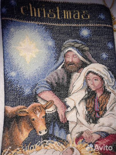 Рождественский сапожок. Ручная работа