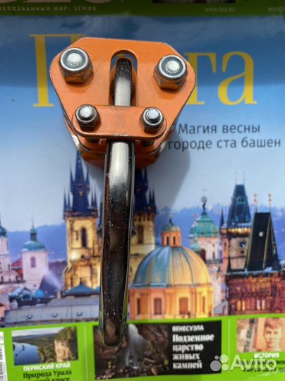 Блок-ролик для переправы с карабином