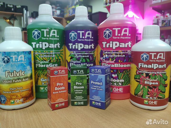 Удобрения Flora Series GHE(TriPart Terra Aquatica)