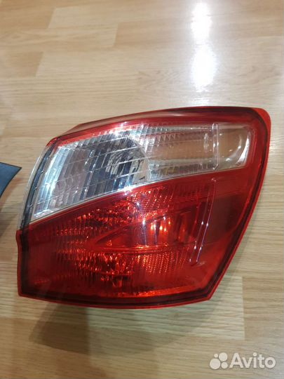 Задние фонари nissan Qashqai j10 рестайл