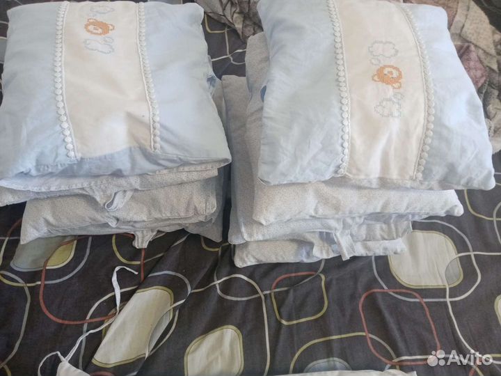 Бортики в детскую кроватку бу