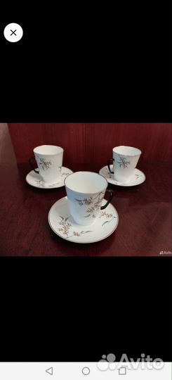 Кофейная пара лфз костяной фарфор