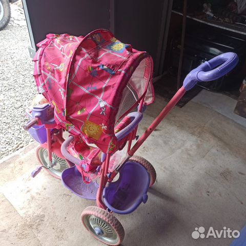 Велосипед трёхколёсный для девочки