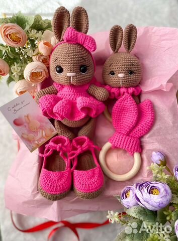 Вязаные игрушки ручной работы