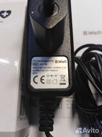 Блок питания для медицинского тонометра 6в 600мА