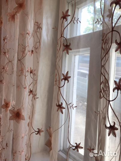 Тюль органза бу