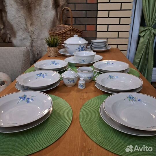 Сервиз столовый СССР на 6 персон