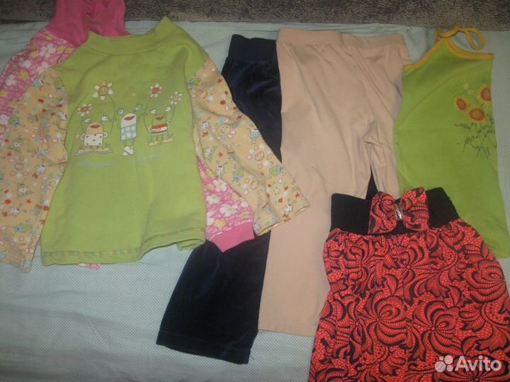 Пакет вещей для девочек 2-3, 4-5, 6-8 лет