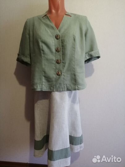Женский льняной костюм