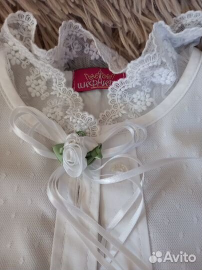 Школьная красивая блузка 134