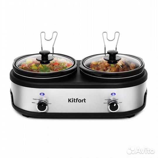 Медленноварка Kitfort KT-219 черный