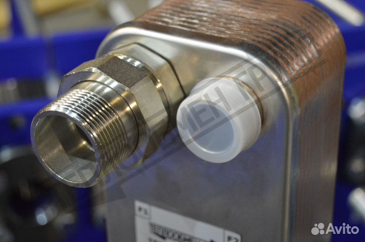 Паяный теплообменник 15-20 кВт